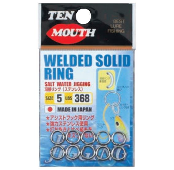 Load image into Gallery viewer, Ten Mouth - Welded Solid Ring (Stainless)
